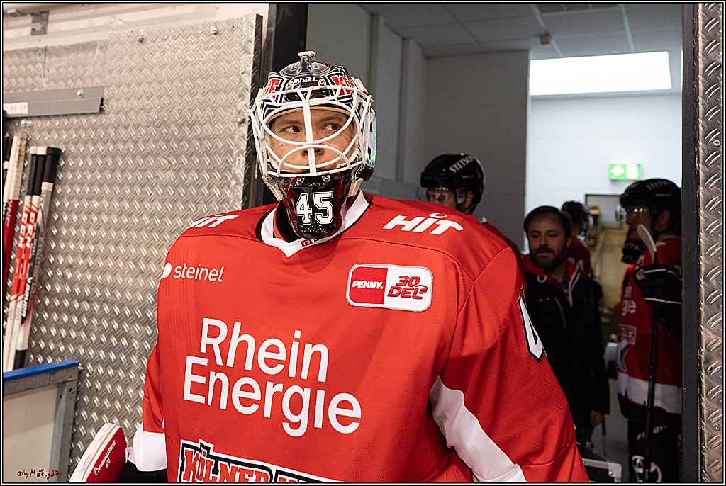 PENNY DEL 1. Testspiel Koelner Haie - Loewen Frankfurt; Koeln, 27.08.2023